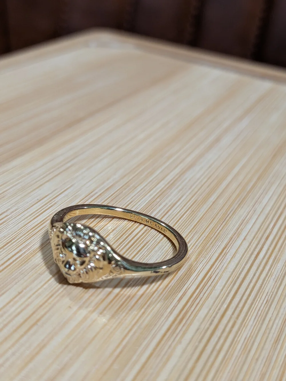Pandora: Game of Thrones Lannister Lion Ring, Slightly Scratched